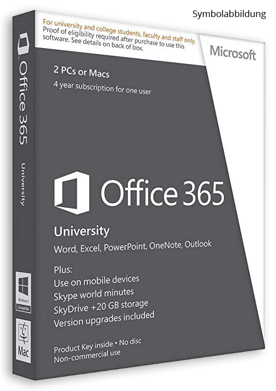 Microsoft Office University 365 mit Studentenrabatt